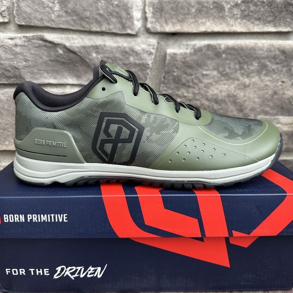 Men's 8.5 D - Born Primitive Savage 1 CV Training Shoes Green Camo 22006-318